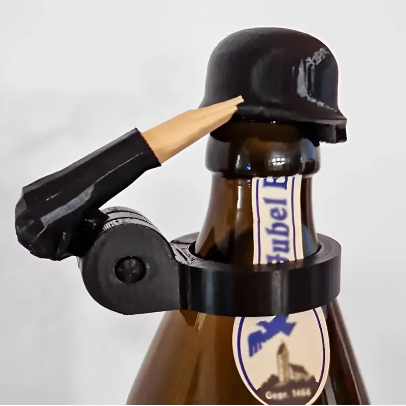 Wine Beer Hat - Divertido Casco para Botella de Cerveza,