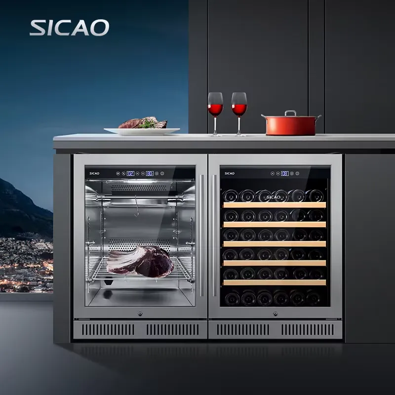 Wine Beer Dual Zone - Refrigerador bajo encimera para envejecimiento en