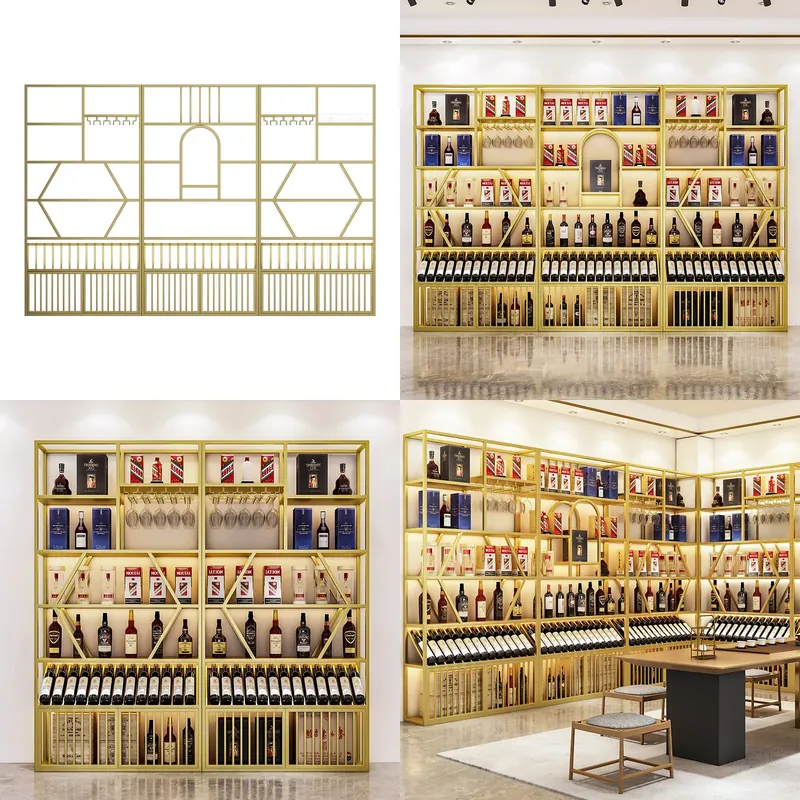 Wine & Beer Guayaquil - Estante de Vino de Hierro Forjado