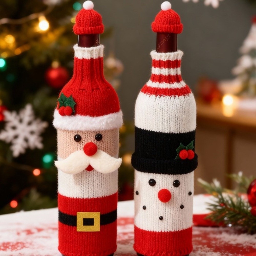 Funda de punto para botella de - Wine Beer Hat reseña y precio