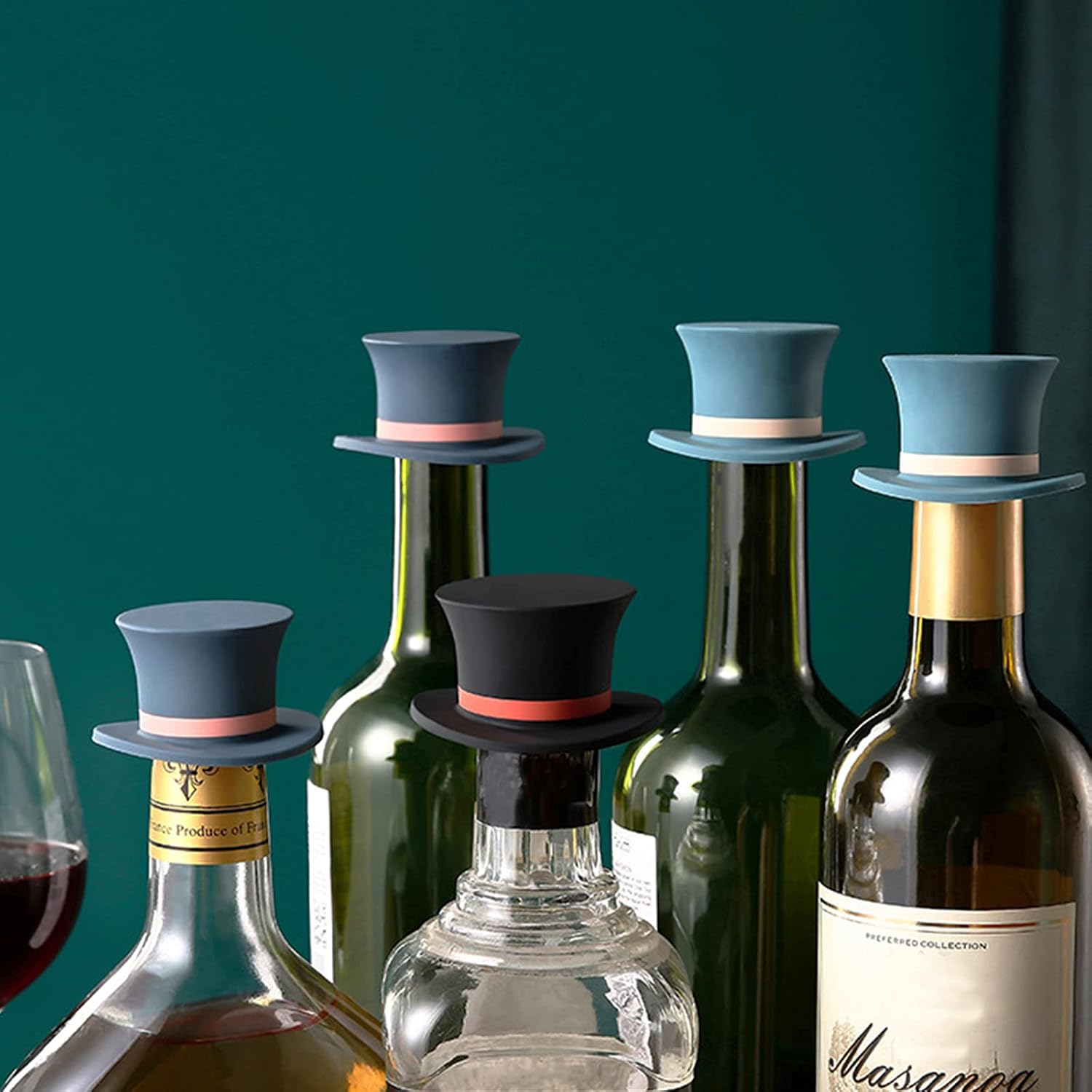 Tapón de silicona para botella - Wine Beer Hat reseña y precio