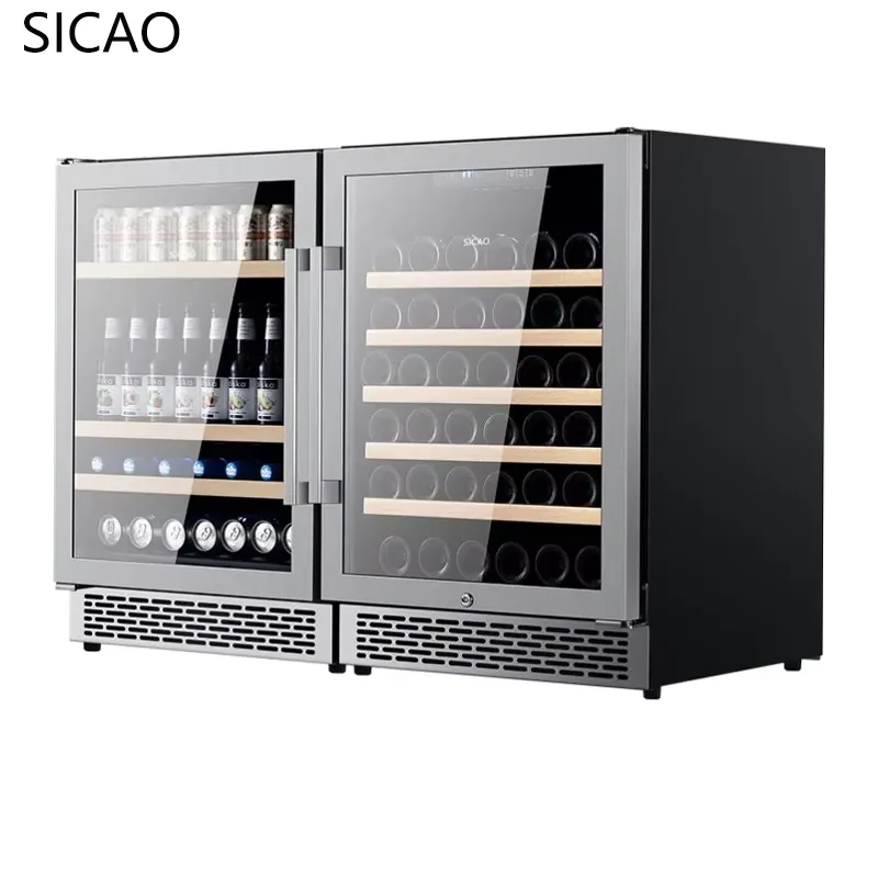 Refrigerador de Vino y Cerveza - Wine Beer Dual Zone reseña y precio