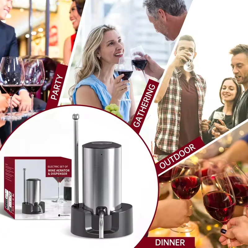 Aireador y dispensador de vino - Wine Aerator Pour reseña y precio