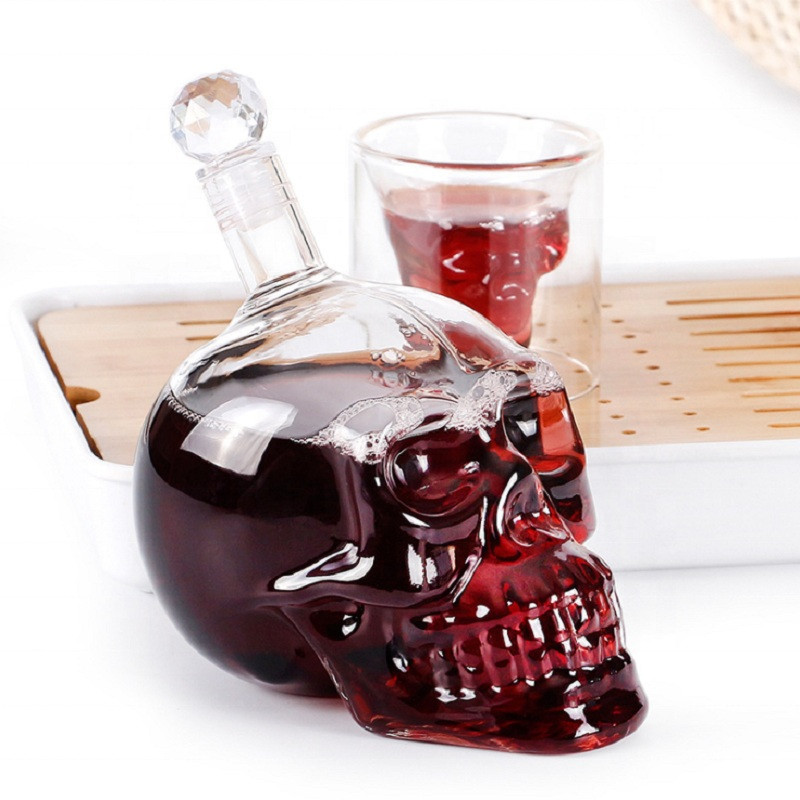 Decantador creativo con cabeza - Whisky Beer And Wine reseña y precio